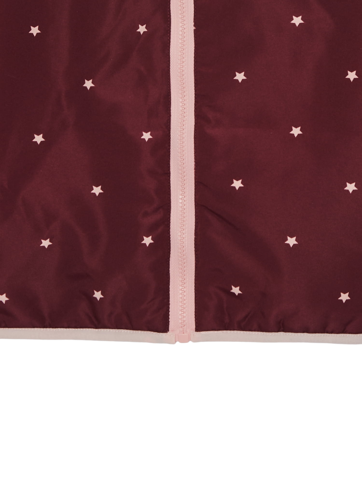 Wonder Nation Toddler Girl Faux Fur Reversible Jacket, Sizes 12M-5T
