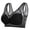 Black, variant on Breezora Women's Plus Size Breathable Mesh T Shirt Wireless Soft Comfort Support Bra for Daily Wear and Everyday Activities