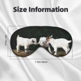 thumbnail image 5 of Naloa Cute Goat Baby Print Sleep Mask for Sleeper, Light Blocking Sleeping Eye Mask for Women Men, Eye Shade with Adjustable Strap for Travel, Nap,Meditation, 5 of 7