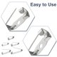 thumbnail image 3 of Uxcell 120 Pcs Alfiler de Barra de Seguridad 25mm Alfileres de Broche Plateados con Cierre de Bloqueo para Manualidades DIY Etiquetas con Nombre Insignias Fabricación de Joyas, 3 of 6