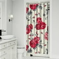 thumbnail image 2 of Waterproof Pioneer Shower Curtain 36x72 Inch Polyester Unique Colorful Floral Shower Curtain for Bathroom Hotel Home Decor with 7 Plastic Hooks, 2 of 4