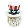 thumbnail image 3 of Ebros Uncle Sam Wants You Miniature Skull Figurine Patriotic Skeleton Bust Decorative Statue, 3 of 5