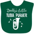 thumbnail image 3 of Inktastic Future Tuba Player (Daddys Little) Boys or Girls Baby Bib, 3 of 4