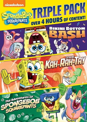 Spongebob Squarepants Triple Pack Dvd Walmart Com