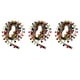 thumbnail image 1 of 3x 1 yarda Color del iris Borla étnica Cinta Fringe Trim Pom Pom Bobble 3 yardas Hugo Cinta de adornos con flecos de borla, 1 of 7