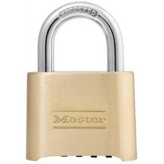 24 Pack Master Lock 175D 2" Wide Re-Settable Combination Padlock Hardened with 1" Shackle Height