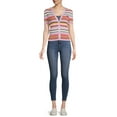 thumbnail image 5 of No Boundaries Rib Cami Top, 1 or 5-Pack, Women's, 5 of 5