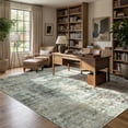 thumbnail image 4 of ATHOPE 5x7 Area Rug, Vintage Boho Medallion Rugs Non-Slip Soft Low Pile Washable Rug Large Distressed Rug Indoor Retro Carpet for Living Room Bedroom Dining Room Home Office, Gray Brown, 4 of 8