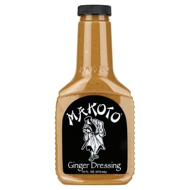 Makoto Original Ginger Fresh Refrigerated Salad Dressing, 16 Fluid oz Bottle