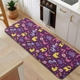 thumbnail image 5 of Purple Dinosaurs Dino Roar Pattern Kitchen Rug Mat,Kitchen Runner Rugs Non Skid Washable,Decorative Kitchen Floor Mats for Kitchen,Sink,Laundry,17"x47.2", 5 of 7