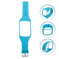 thumbnail image 4 of FRCOLOR smartwatch bands Simple PET Watch Band Solid Color Bracelet Replacement Wristband Smartwatch Strap Compatible for Gear S R750 (Light Blue),9.06"X1.18"X0.12", 4 of 5