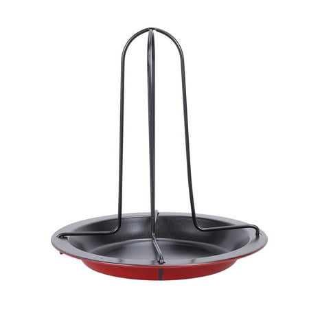 

HOMEMAXS 1PC Outdoor Camping Carbon Steel Barbecue Chicken Rack Roast Chicken Plate Sticky Picnic Barbecue Grill