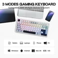 thumbnail image 3 of Teclado inalámbrico para juegos MechLands Aula F75 PRO 75% con RGB, 3 of 7