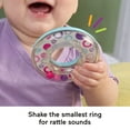 thumbnail image 4 of Fisher-Price Rock-a-Stack Pink Ring-Stacking Toy for Developmental Play for Baby & Toddler, Plastic, 4 of 8