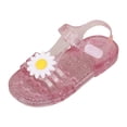 thumbnail image 7 of Fisherman Jelly Sandal for Toddlers Girl's Open Toe Waterproof Summer Beach Dress Shoes for All Day Wear Pink 8.5 Toddler, 7 of 7
