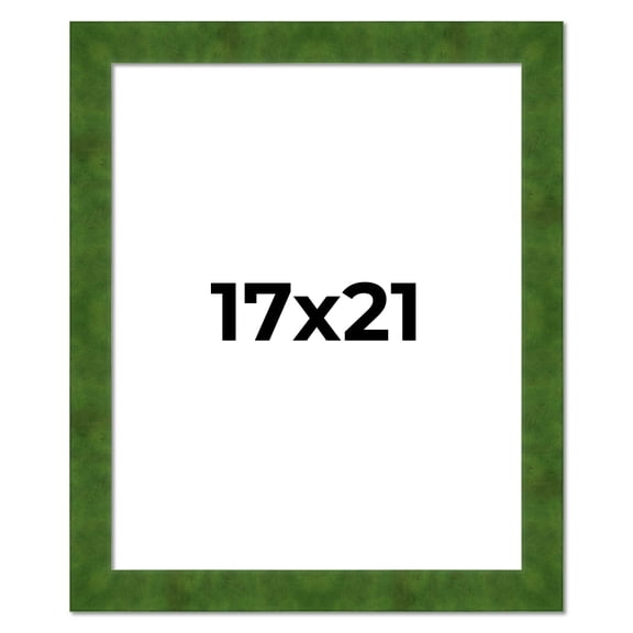 17x21 Frame Green Burl Solid Wood Picture Frame | 1.75 Inches Moulding Width | Interior Frame Depth