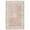 Orange/ Blue, variant on 5' X 8' Orange And Blue Oriental Hand Loomed Stain Resistant Area Rug With Fringe