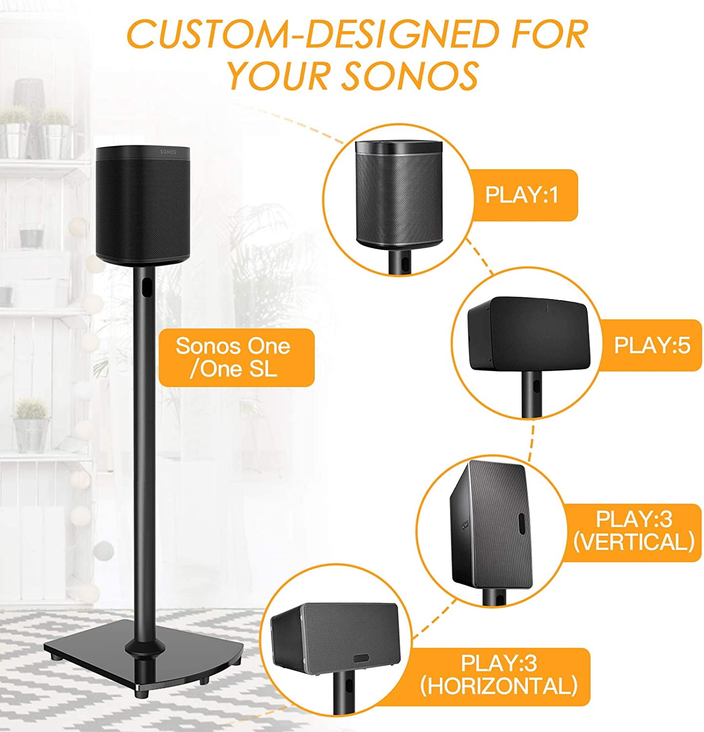 Sonos Speakers Pair of Sonos Stands 