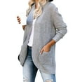 thumbnail image 6 of FIOPHY Womens Long Sleeve Open Front Cardigans Chunky Knit Draped Sweaters Fall Outwear with Pockets, 6 of 9