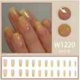thumbnail image 5 of Mid-length Ballet Nail Manicure Wearable Nail Sticker, 5 of 5