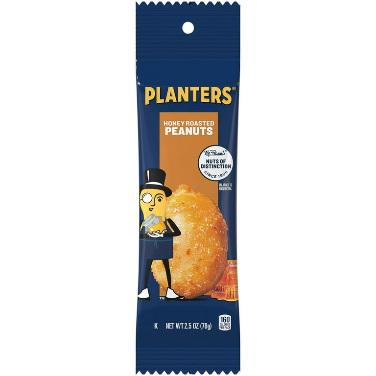 Planters Honey Roasted Peanuts - 15ct Display Box
