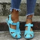 thumbnail image 4 of Moda Mujer Slide Hollow Out Sandalias cómodas Slope Heel Beach Casual Shoes Wmkox8yii  sa604, 4 of 9