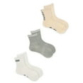 thumbnail image 3 of Justice Girls Mid Crew Socks 3-Pack, Sizes M-L, 3 of 5