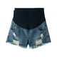 thumbnail image 2 of Pantalones cortos para embarazadas, ropa exterior de verano, pantalones cortos de mezclilla de cintura baja, pantalones sueltos de verano y primavera para embarazadas, 2 of 4
