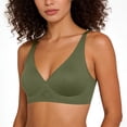 thumbnail image 6 of Kukoosong Sports Bras for Women Fashion Women's' Seamless Soft Support Underwear with Deep V Gathering No Steel Ring Thin Beautiful Back Adjustable Bra Full Cup, Sizes L, 6 of 7