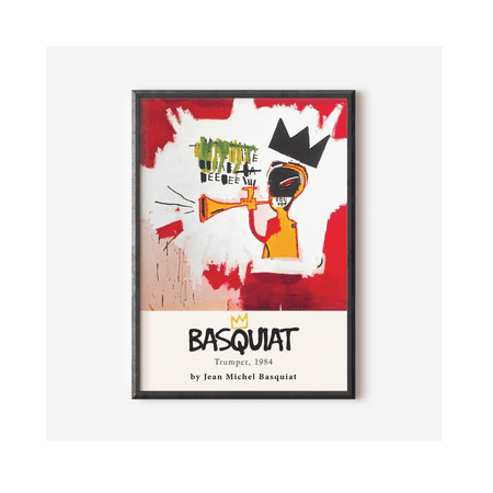 SEPT Basquiat Poster Pop Wall Art Gallery Wall Art Living Room Decor Street Art Decor For Living Room Bedroom