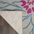 thumbnail image 5 of 9' x 12' Blue Floral Power Loom Area Rug, 5 of 5