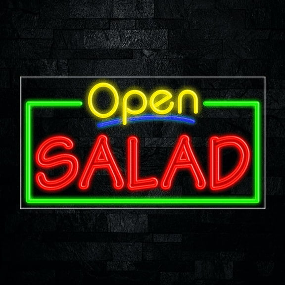 Salad LED Neon Sign 33"L x 18"H #35563