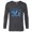 Charcoal Heather, variant on Disney 100 Anniversary Lilo & Stitch Join the Fun D100 Cute - Long Sleeve T-Shirt for Men - Customized-Navy