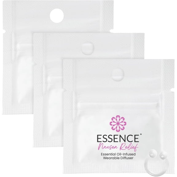Essence Oil Nasal Diffuser Nausea Relief | 3 Pack | Wearable Aromatherapy for Travel, Work, & Sickness Support