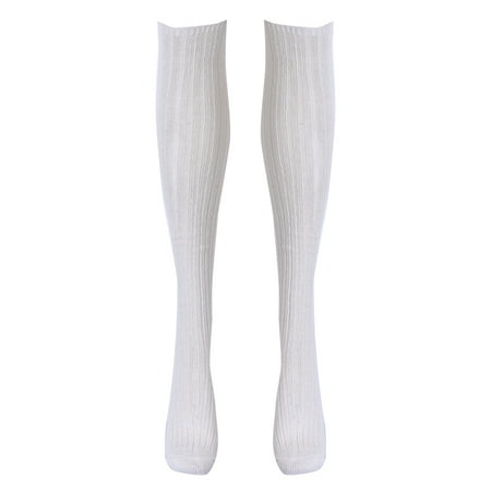 

1 Pair Winter Warm Women Knit Crochet Cotton Soft Thick Long Socks Thigh-High Leggings
