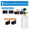 thumbnail image 3 of Espuma De Pistola Para Hidrolavadora Portatil Con 5 Boquillas Belug, Blanco, 3 of 5