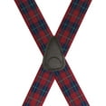 thumbnail image 3 of Suspender Store Plaid Dress Suspenders - 1.5-Inch Wide Elastic - Dressy Clip - 4 Colors & 3 Sizes, 3 of 4