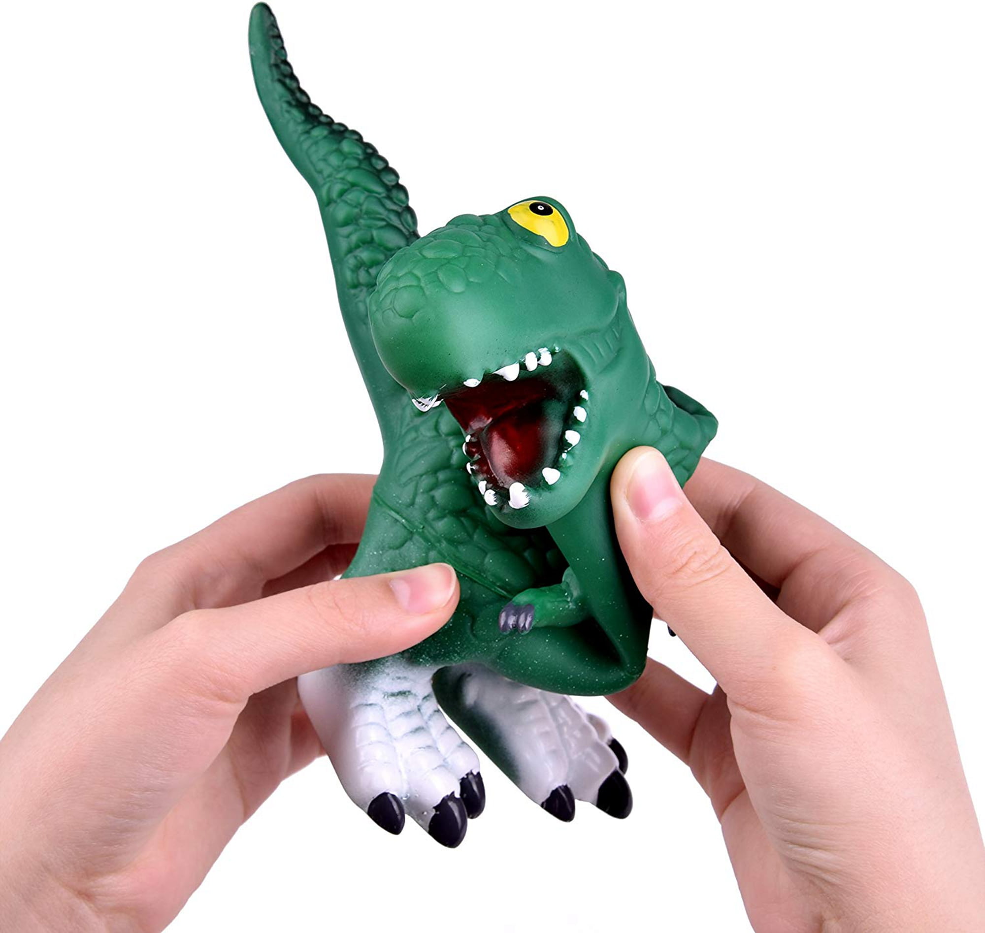 Toddler Birthday Gifts FUN LITTLE TOYS 6 Pack Dinosaur Figures Playset Water Squirt Toys Party Favors Perfect as Bathtub Toys 9 to 12 Dinosaur Baby Bath Toys Dinosaur Party Supplies