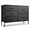 Wood Black, variant on LIFERECORD 5 Drawer Fabric Dresser for Bedroom and Living Room, Chest of Drawer Organizer Storage Cabinet for Closet, Entryway, Brown