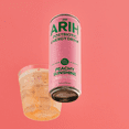 thumbnail image 3 of ARIH Postbiotic Energy Drink, Zero Sugar Clean Energy Drink with 100mg Natural Caffeine, Peachy Sunshine, 12 fl oz, 3 of 6