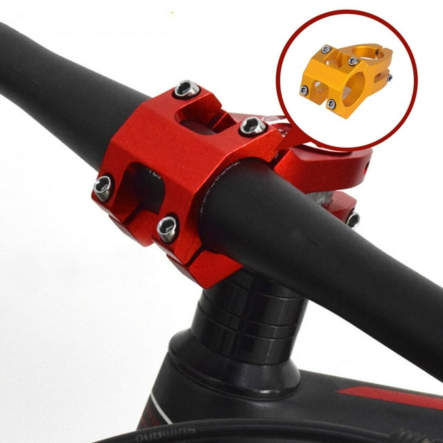 ZTTO 31.8MM Aluminium Alloy Mountain Professional Biking Riding Bicycle Stem Road Bike Handlebar Installation Fixed Replacement Parts Repairing Gold