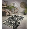 thumbnail image 5 of MDA Rug Imports Rhodes Collection Abstract Square Area Rug 2'1'' x 3'3'' - White/Gray, 5 of 5