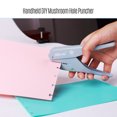 thumbnail image 4 of KW-trio Handheld DIY Mushroom Single Hole Punch Puncher Paper Cutter with Ruler for Office Home School Students, 4 of 8