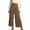 W10-Coffee, variant on Rhuody Womens Pants Staight Leg Loose Fit High Waist Solid Color Trousers Elegant Bottoms 3Xl Coffee