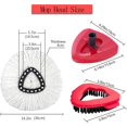 thumbnail image 2 of Shiyou Recharges de Tête de Vadrouille Rotative pour Vileda avec 1 Tête de Base et 1 Tête de Brosse à Récurer, Remplacement Facile de Vadrouille, Têtes de Vadrouille en Microfibre Réutilisables, 2 of 4