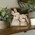 thumbnail image 5 of CCOCC Easter Wall Art Vintage Bunny Flower Canvas Print for Living Room,Khaki, 5 of 7