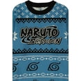 thumbnail image 3 of Naruto Christmas Jumper Classic Logo new Official Unisex Blue, 3 of 3