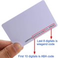 thumbnail image 3 of Woeilo Contactless 125kHz RFID imity Smart Card 0.8mm thick for Access Control System & Time Attandance (Read only, Pack of 50), 3 of 4