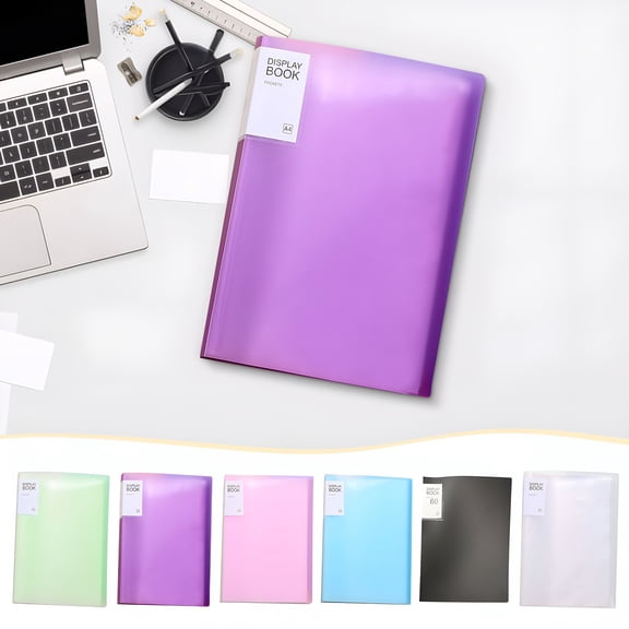 CCOCC Pocket Binder with Plastic Sleeves 9.1x12.2",A4 Portfolio Folder with Clear Sheet Protectors,Art Presentation Book,Display,Document Paper Organizer for Artwork,Office