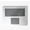 silver, variant on Palmrest Keyboard with Touchpad Replacement Part for Microsoft Surface Laptop 6 15 Inch Model 2035
